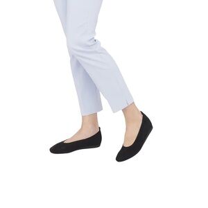 ARCHE- Laius Ballerinas Flats Black Nubuck Leather Career Work Casual Slip On